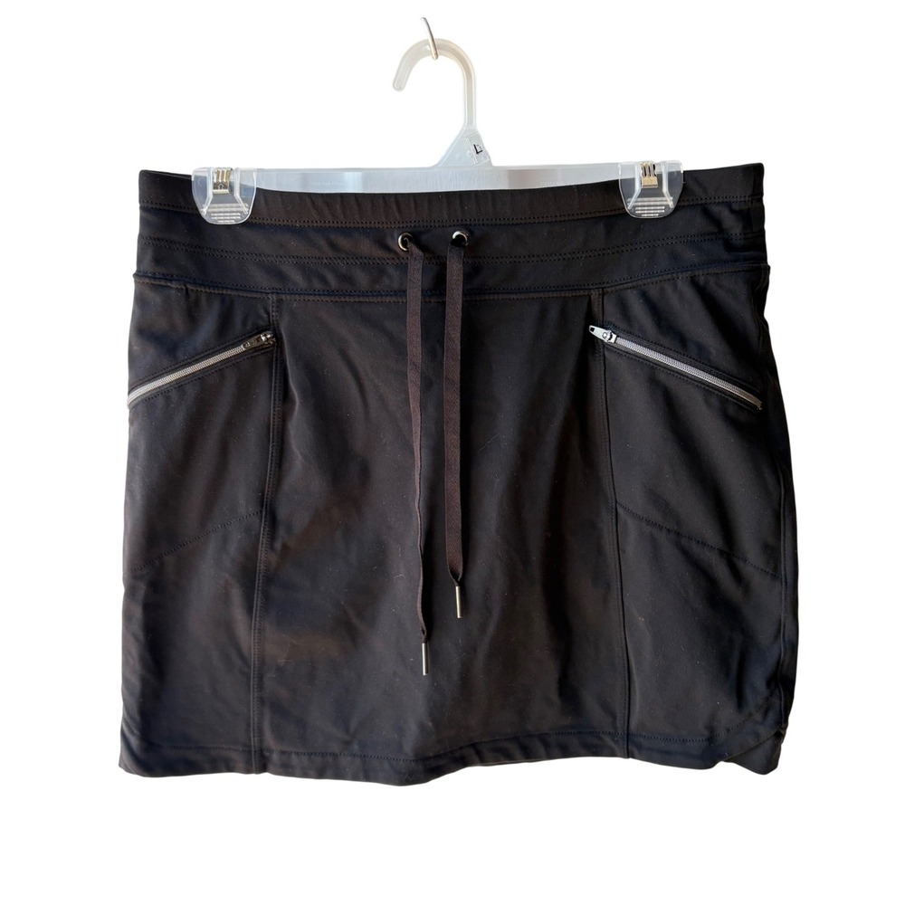 Athleta Metro Skirt Skort Womens S Black Activewear Pockets Gorpcore Tennis Golf